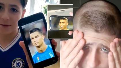 Son asks for Cristiano Ronaldo haircut but dad gives him Ronaldo's 2002 cut