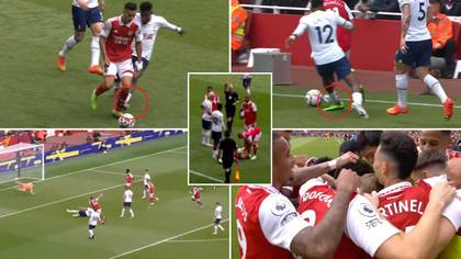 Emerson Royal sent off in North London Derby for stupid challenge