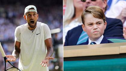 Nick Kyrgios Dropped An F-Bomb Right In Front Of The Royal Box, Prince George's Reaction Was Gold