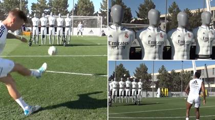 Real Madrid's new free-kick technology is straight out of the future, this is next level