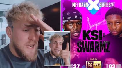Jake Paul rips into KSI for taking 'easy fight' against Swarmz rather than accepting his challenge