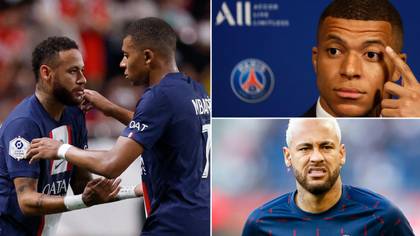 Kylian Mbappe and Neymar had to be separated in dressing room argument as 'objects were thrown'