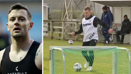 Jack Wilshere Misses Embarrassing Open Goal In Training With New Club Aarhus