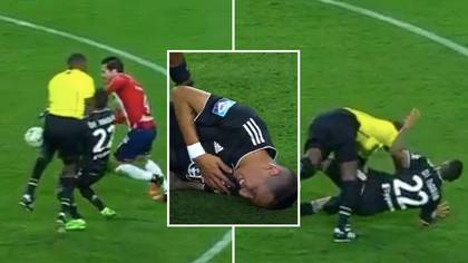 Angel Di Maria Got Smashed NFL Style By Referee In Brutal Juventus Debut