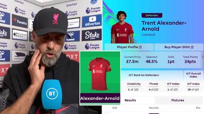 Jurgen Klopp committed 'Fantasy Football crime' with Trent Alexander-Arnold decision, fans are fuming