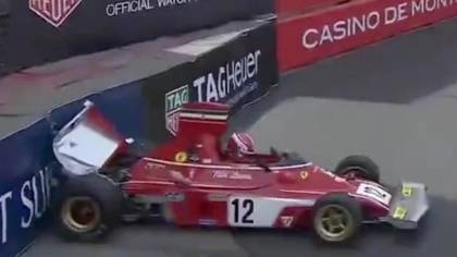 Charles Leclerc Crashes Niki Lauda's Legendary 1974 Ferrari