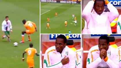 Cristiano Ronaldo made Didier Drogba pray to God for help during the 2010 World Cup