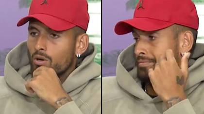 Nick Kyrgios Refuses To Back Down In Confrontation With Reporter Over Breaking Rules At Wimbledon