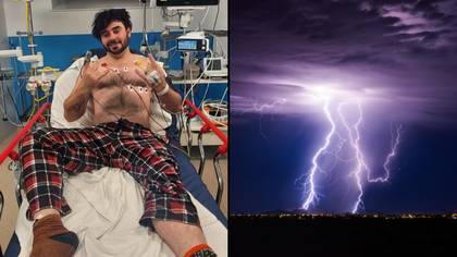 Lad struck by lightning while playing a video game about cat stuck in thunderstorm