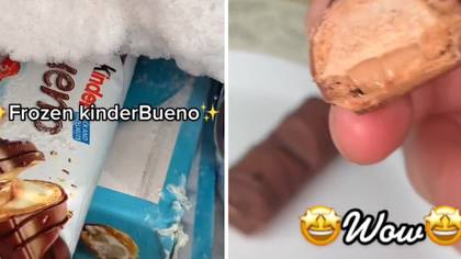 What is the frozen Kinder Bueno TikTok trend?