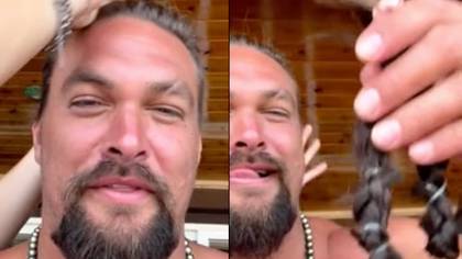 Jason Momoa shaves off famous hair in protest