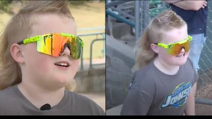 People can't get enough of boy's response to reaching USA Mullet Championship finals