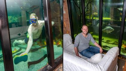 Man Who Claims To Own Biggest Fish Tank In UK Doesn't Regret How Much He's Spent On It