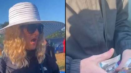 Man Wears Wig And Dress In Ambitious Attempt To Get Into Glastonbury With Woman's Ticket