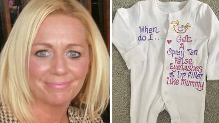 Kids clothing boss hits back at 'touchy women' offended by baby grow