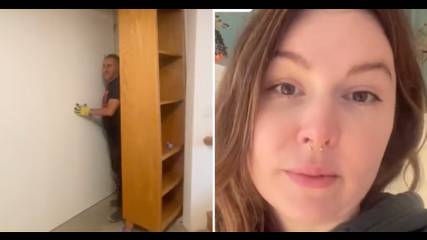 TikTokers all have the eerie question for woman who discovered a 'hidden room' inside her home