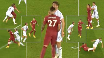 Unseen footage shows how Joachim Andersen rattled Darwin Nunez all game before red card for headbutt