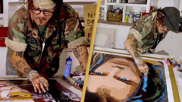 Johnny Depp is making a fortune selling his paintings of celebrities