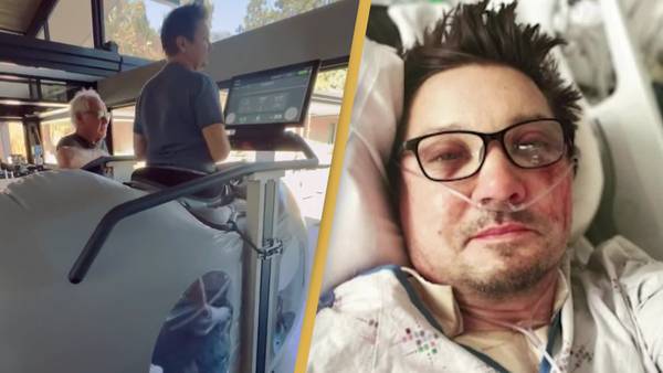 Jeremy Renner is now walking again after horrific snowplow accident