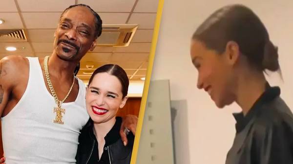 Snoop Dogg tells Emilia Clarke he'd 'protect her eggs any day' as they meet for first time