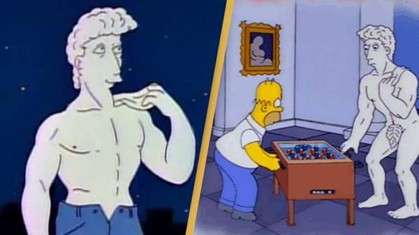 The Simpsons predicted parents being outraged over 'pornographic' Michelangelo masterpiece David