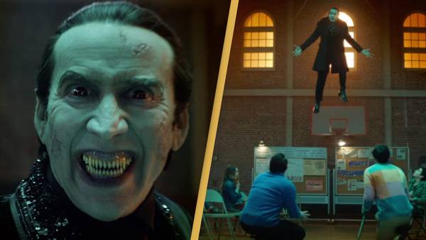 Nicolas Cage stayed in character between takes when he was playing Dracula for Renfield