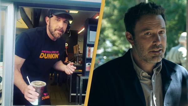 Oscar-winner Ben Affleck spotted working at a Dunkin Donuts drive-thru