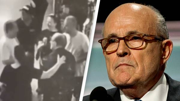 CCTV Footage Of Rudy Giuliani Being 'Assaulted' Shows What Actually Happened
