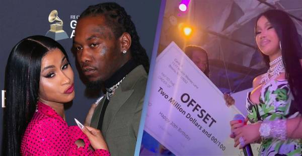 Cardi B Gifts Husband Offset $2 Million Check For 30th Birthday