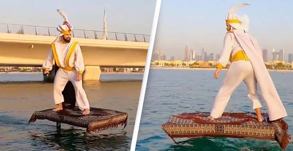 Man Creates ‘Flying Magic Carpet’ And It Looks Incredible