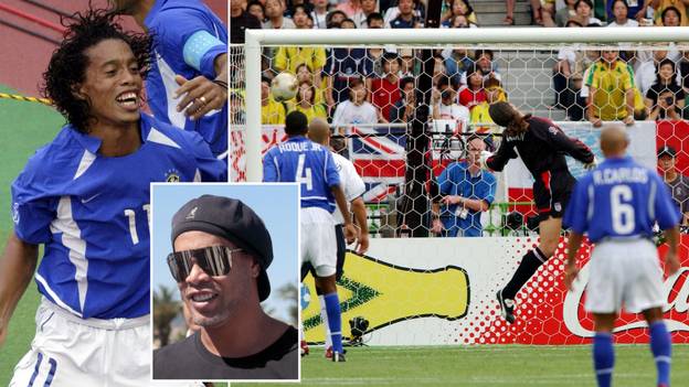 Brazil Legend Ronaldinho Admits He DIDN'T Intend To Lob England Goalkeeper David Seaman At The 2002 World Cup