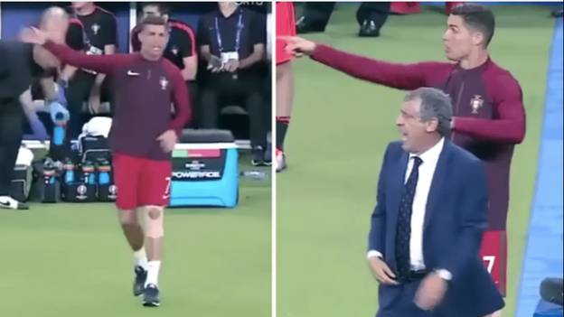 When Cristiano Ronaldo Became Portugal Coach During Euro 2016 Final
