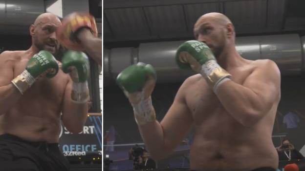 Fans Convinced Tyson Fury Gave Away His Tactics For Dillian Whyte Fight During Revealing Open Workout