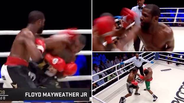 You May Have Missed Floyd Mayweather 'Beating TF' Out Of Don Moore Last Night, Footage Has Emerged
