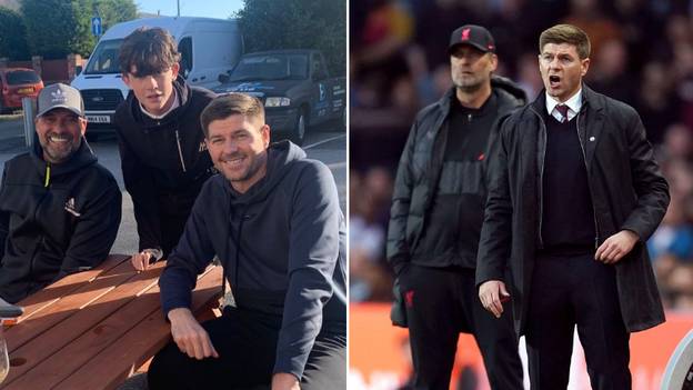 Jurgen Klopp And Steven Gerrard Spotted Having A Pint Together At Pub Ahead Of Champions League Final