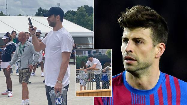 Gerard Pique Spotted At Wimbledon Holding Chelsea Bag And It's Got People Talking