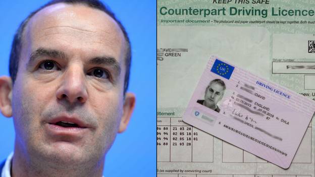 马丁·刘易斯（Martin Lewis）警告驾驶者可能会因驾驶执照错误而被罚款1,000英镑