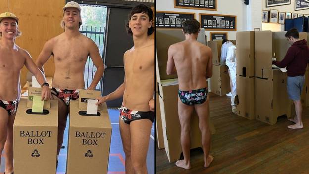 Loads Of Australians Turn Out To Vote In Their Pants For A Bizarre Reason