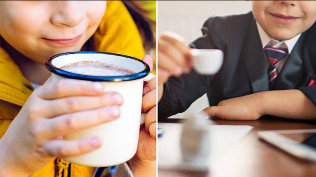 Mum hits back at parents who shamed her for allowing her children to drink coffee