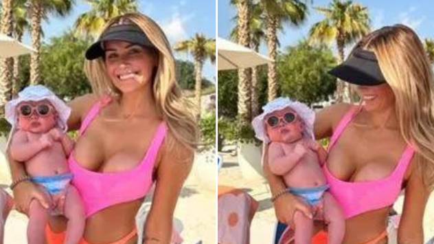 Laura Anderson accused of allowing her baby to get 'sunburnt' on first holiday to Dubai