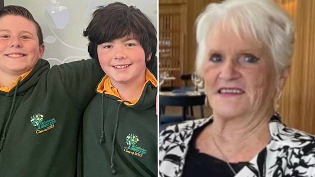 Schoolboys save elderly woman after hearing her cries for help while trick or treating