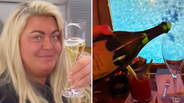 Furious fans slam Gemma Collins for ‘flaunting her wealth’ after she shares video of first class flight to Dubai