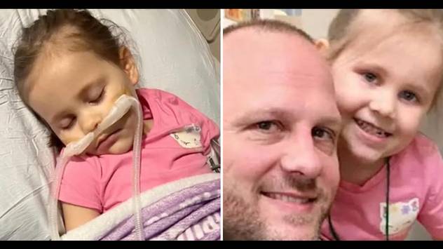 Four-year-old girl was left fighting for her life in a coma after doctors thought she just had a common cold