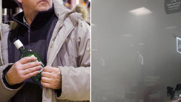 Supermarket installs anti-theft fog traps to deter thieves