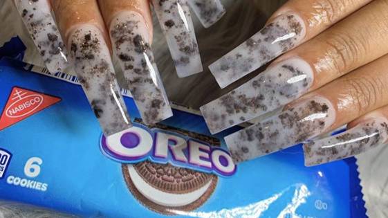 New Trend For Oreo Nails Look Good Enough To Eat 