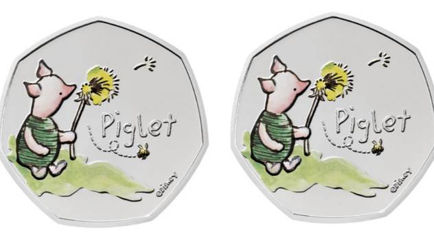 Disney And Royal Mint Launch New Piglet Coin In Time For Christmas