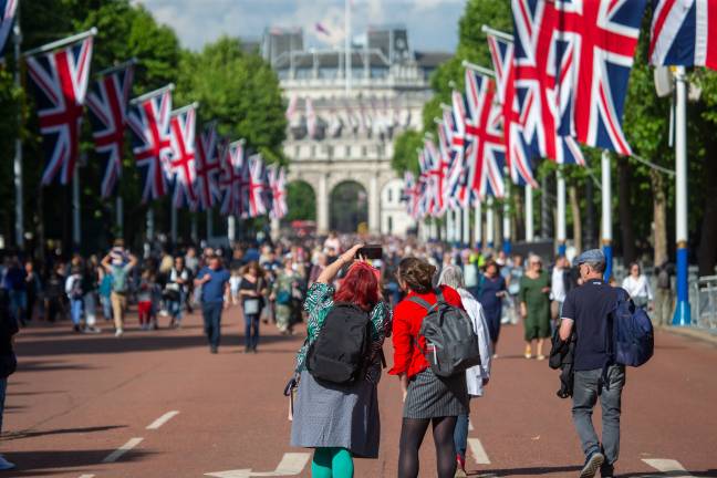 This year Trooping the Colour is taking place today (Thursday 2 June) as part of the four-day weekend. Credit: Shutterstock