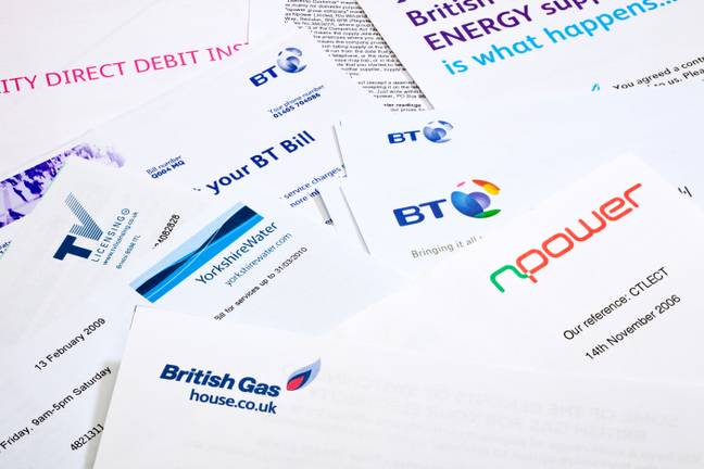 The Bank of England has warned that energy bills could rise to £2,800 this year. (Credit: Alamy)