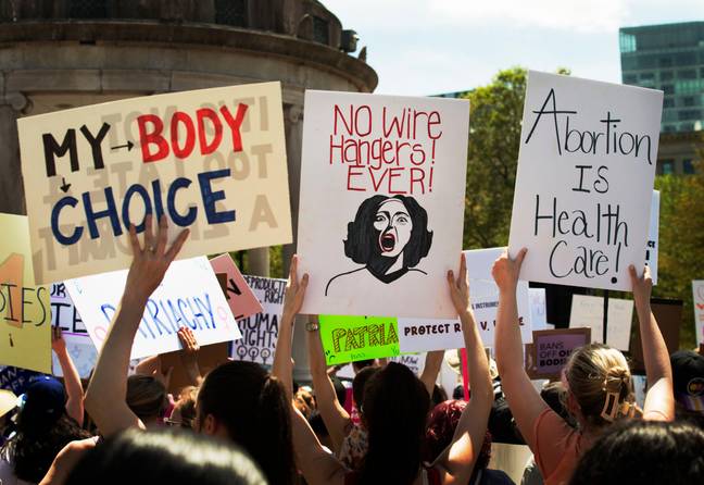 Women are now campaigning for abortion rights. Credit: Alamy.