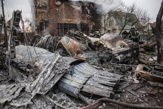 Regions in Ukraine have been attacked by missile and air strikes (Credit: PA)